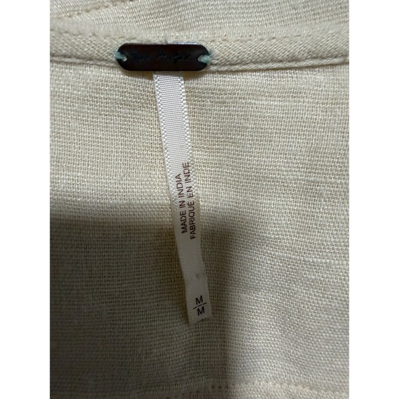 Free People Heart This Midi Dress Ivory Women's Size Medium - Picture 13 of 15